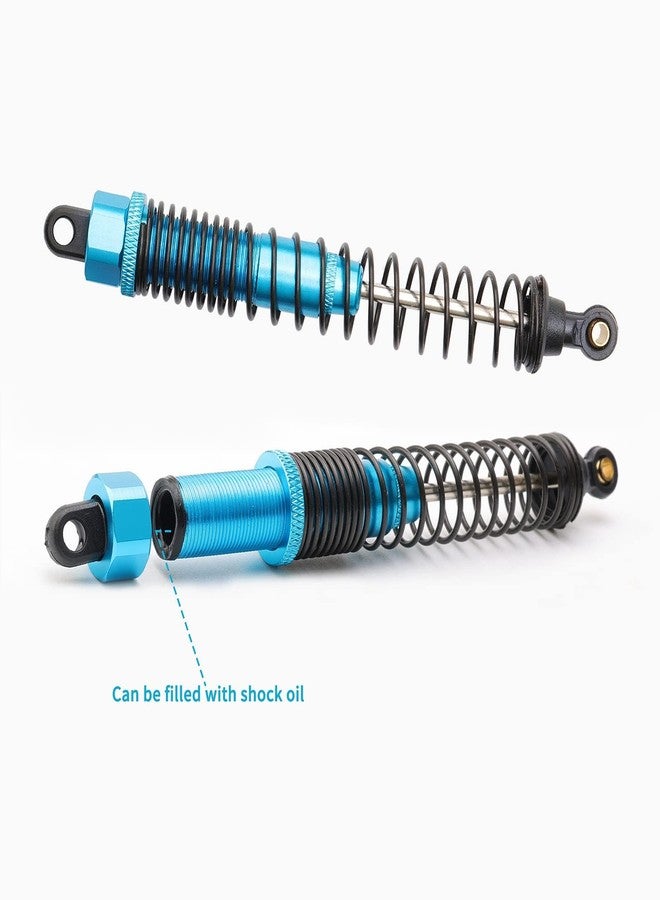 Rchobbytop 8 pcs Aluminum Shocks Absorber 128mm RC Shock Damper Assembled Replacement Part 188004 (108004) for HSP 94111 94188 94108 Redcat Volcano Epx/epx PRO Volcano S30 RC 1/10 Monster Truck, Blue - Image 3